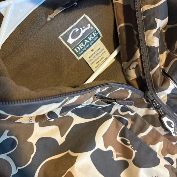 Drake Brown and Cream Camouflage Jacket - Picture 2 of 3